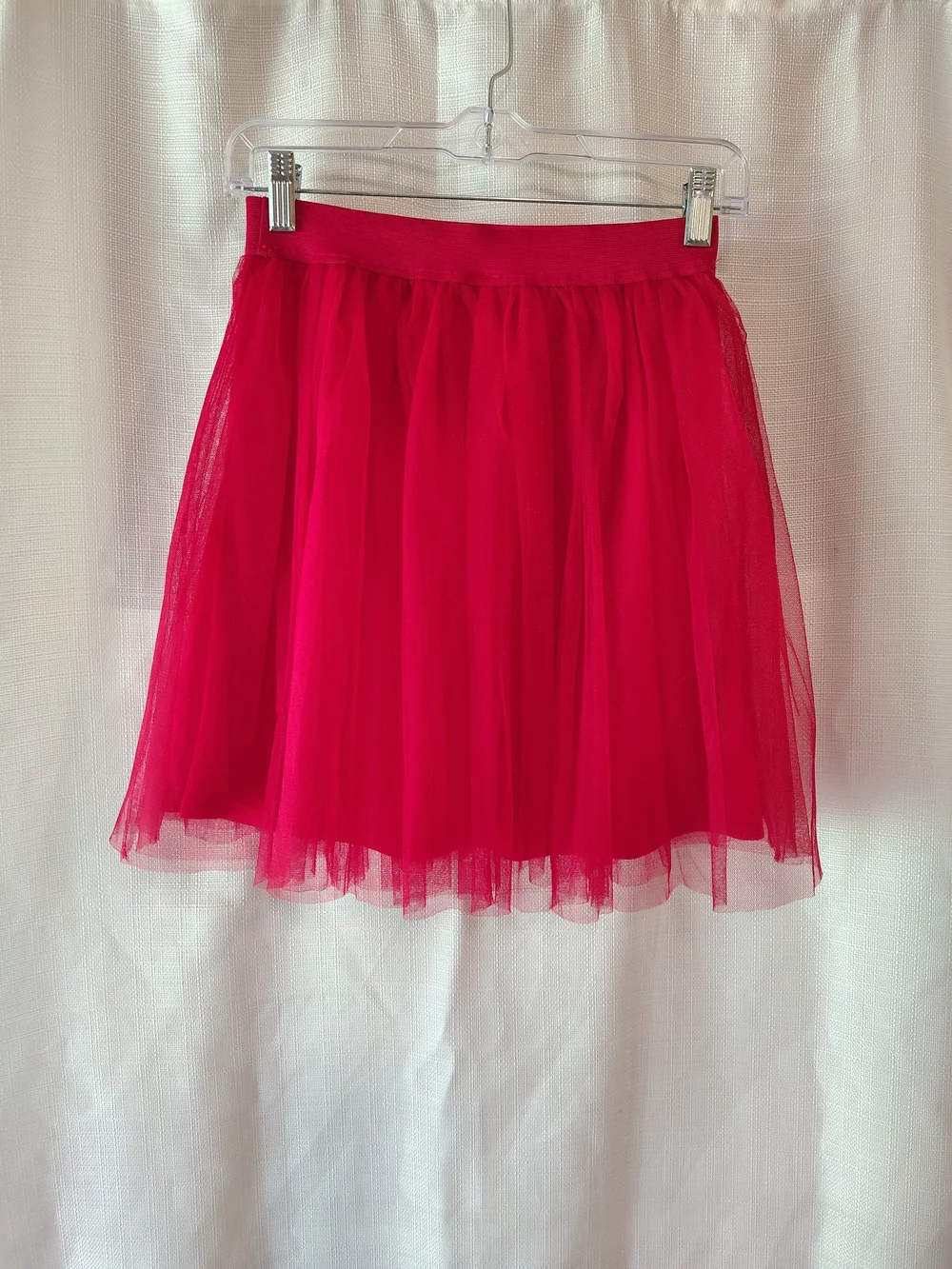 Spirit Red Mini Tulle Skirt Small Halloween Costume